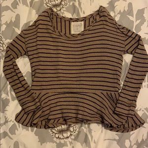 Free People peplum top